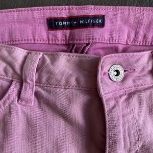 Tommy Hilfiger, pink ankle cropped jean